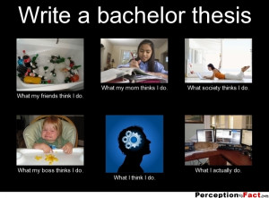 Bachelor Quotes Funny Write a bachelor thesis.