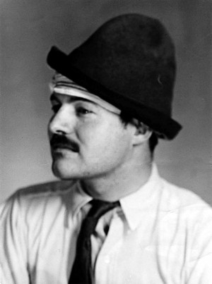 chagalov:Ernest Hemingway, Paris 1922 -by Man Ray[i was always puzzled ...