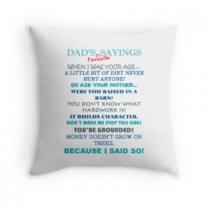 Teevolution › Portfolio › Fathers Day - Dad's Favourite Sayings