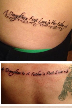 This Daughter Quote Tattoo...