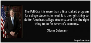 Pell Grant is more than a financial aid program for college students ...