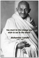 ... Gandhi: Inspirational / Motivational Wisdom Quotes Gift Shop