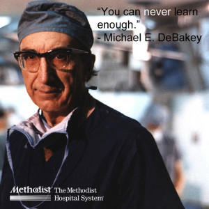Before his death, famed Methodist heart surgeon Dr. Michael DeBakey ...