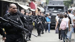 Police and gang members have clashed in the Brazilian city of Rio de ...