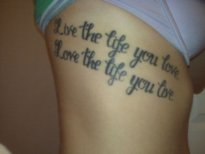 inspirational quotes about life tattoos