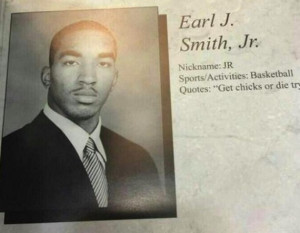JR Smith yearbook quote