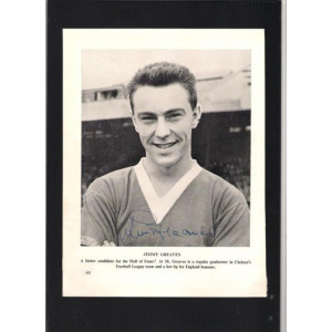 World Cup Signed picture of Jimmy Greaves the Chelsea FC footballer
