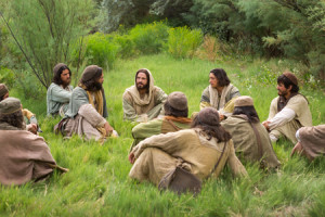 jesus and disciples teachin