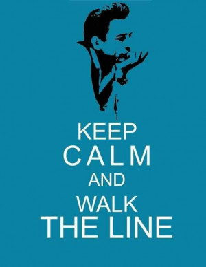 Walk the line...