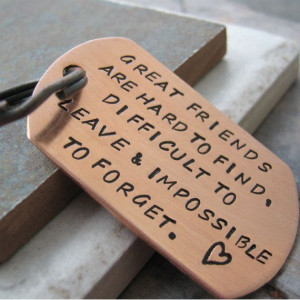 Great+Friends+Quote+Key+Chain+great+gift+for+your+by+riskybeads,+$22 ...