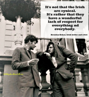 Lucian Freud, grandson of Sigmund, with Irish writer Brendan Behan ...