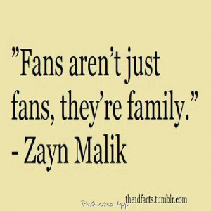 Fans quotes by Zayn