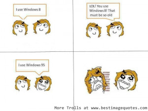 Title: Funny Trolls #7 Windows 8 versus Windows 95.