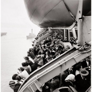Ernst Haas, Last D.P. Boat, Ellis Island, 1951