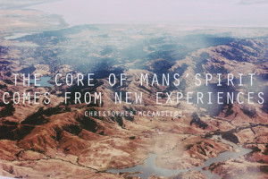 typography #quote #into the wild #Christopher McCandless