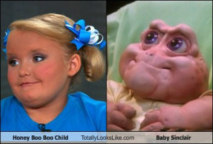 Honey Boo Boo Child Totally Looks Like Baby Sinclair