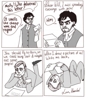 hannibal lecter will graham quality art nbc hannibal hannigram ...