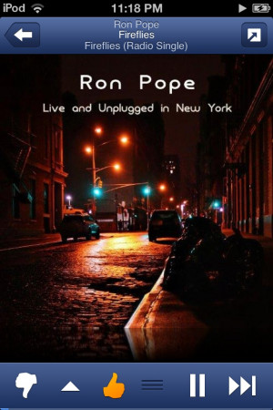 cried when I heard this song! Fireflies by Ron pope!