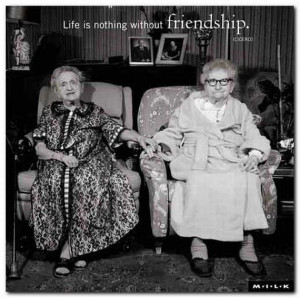 Life is nothing without friendship