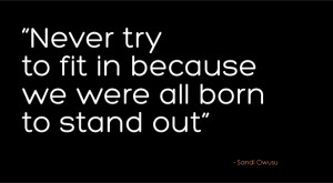 Sandi’s inspirational quote