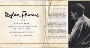 Dylan Thomas Poem On His Birthday