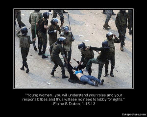 Submit, subjugate, humiliate, and from a woman's voice no less ...