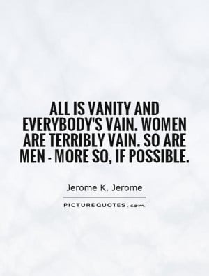 Vanity Quotes and Sayings