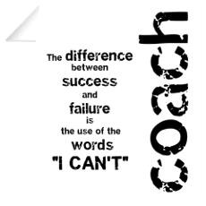 Failure and Success Black Wall Decal