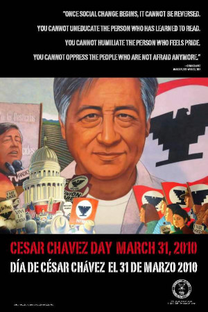 Cesar Chavez: Farm Labor Leader, Civil Rights Worker, and Vegan.