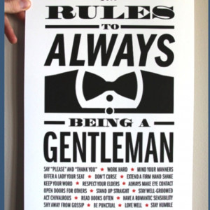 rules #gentleman #love #quotes #manners #funny #man