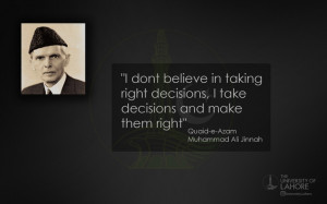 Quote, Quaid e Azam, #Pakistan, #University of #Lahore
