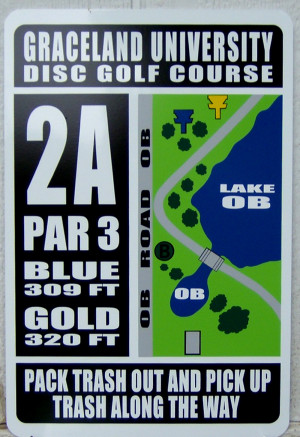 Golf Course Tee Signs