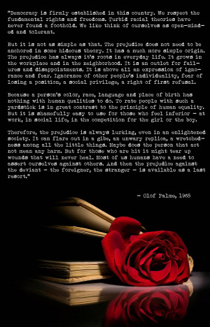 Olof Palme motivational inspirational love life quotes sayings ...