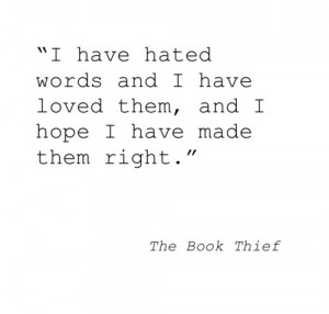 ... image include: the book thief, quote, markus zusak, quotes and words