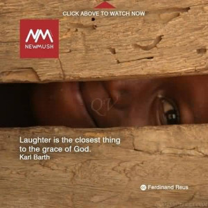 Laughter is the closest distance between two people.