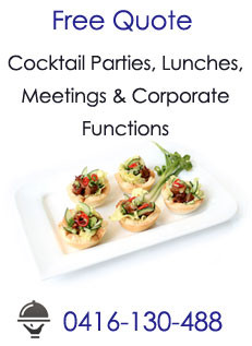 Gourmet Tarts Catering provide catering for private parties in your ...