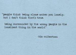 Quote on Being Alone