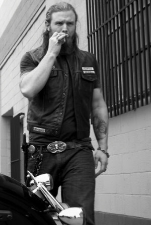 Ryan Hurst as Opie... Starting to think I should watch Sons of Anarchy ...