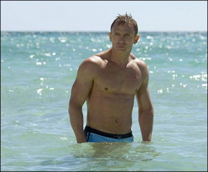 Daniel Craig's iconic scene was the result of an unexpected sandbar