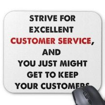 Customer Service_Strive For Excellence Mousepads #mousepad #zazzle # ...