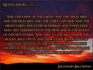 LinksterArt Bible Verses: Revelation 6:15-17