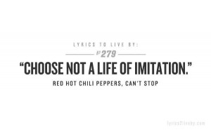 lyrics, music, red hot chili peppers, thing