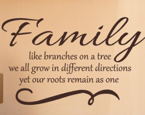 branches o n a tree we all grow in different directions yet our roots ...