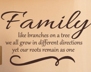 branches o n a tree we all grow in different directions yet our roots ...