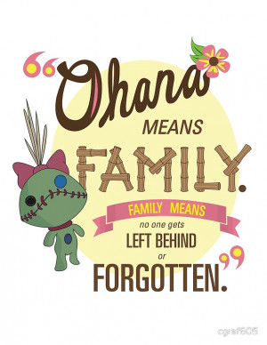 cgraf605 › Portfolio › Ohana - Lilo and Stitch Quote