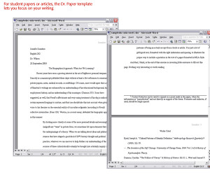 Dr. Paper's MLA template for Word formats perfect MLA citations, and ...