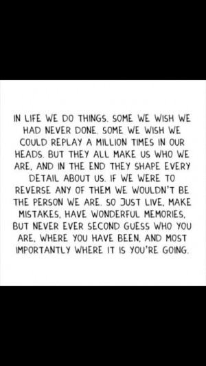 Why you should never second guess yourself...