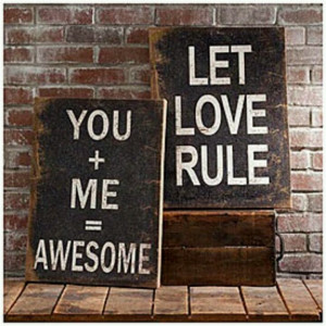 District 23™ Burlap Wall Art Quotes