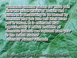 Quotes of Domestic violence