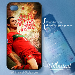Home / iPhone Case / Cristiano Ronaldo Quote iPhone 5 / 5S Case